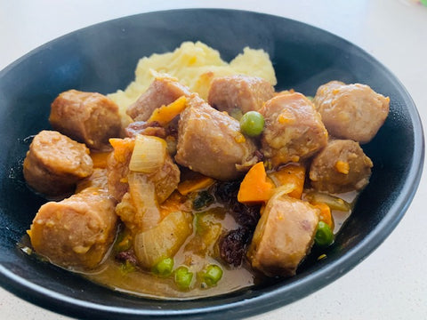 Gourmet Curried Sausage Casserole- frozen