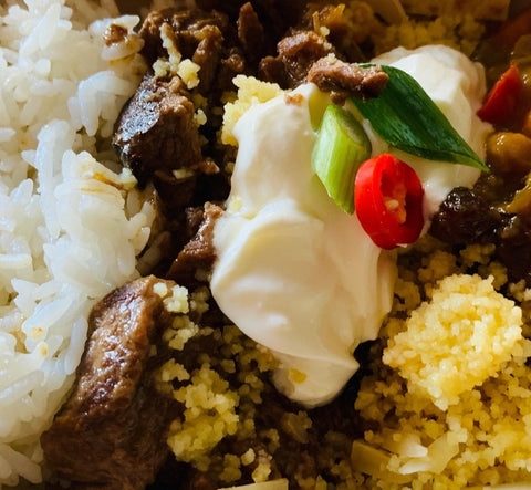 Beef Rendang Curry with Rice